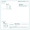 HQ1550S-TS1-PP-GRAY stem detail drawing, threaded stem 1/2"-13 x 1"