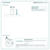 HQ1550S-TS1-SP stem detail drawing, threaded stem 1/2"-13 x 1"
