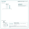 HQ1550S-TS2-TP-SET stem detail drawing, threaded stem 1/2"-13 x 1"