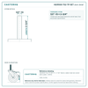 HQ1550S-TS2-TP-SET stem detail drawing, threaded stem 1/2"-13 x 2-3/4"