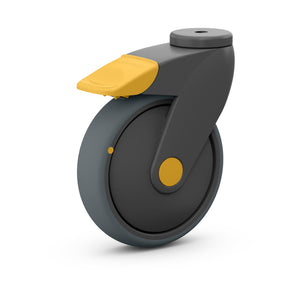 Manner Tango GK-JY-S-100 PTE/K A Swivel castors with brake — 100mm