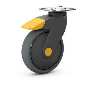Manner Tango GKL-JY-S-100 PTE/K A Swivel castors with brake — 100mm
