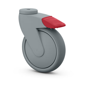 Manner Tango GK-J-S-125 NP/K Swivel castors with brake — 125mm