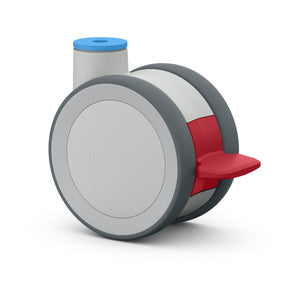 Manner Twist TW-J-S-125 GP/K H-12 IX Swivel castors with brake — 125mm