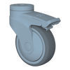 PH Casters Kinexus Light MP20H06075BABE14 — 75mm Total Lock