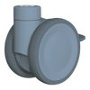 PH Casters Tandem Standard Height MP24H05100PABG13AX — 100mm Total Lock