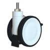 PH Casters Tandem Standard Height MP24T10125PAJG13AH — 125mm Total Lock