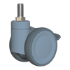 PH Casters Tandem Standard Height MP24T37075PABG13AX — 75mm Total Lock