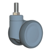 PH Casters Tandem Standard Height MP24T37075PABG18 — 75mm Swivel