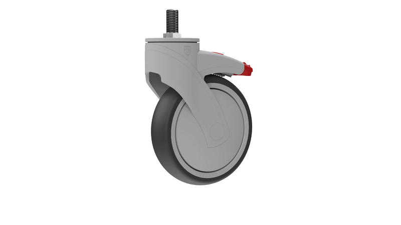 PH Casters P25S5BBNG3XT medical caster