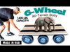 Video: USA-made solid oak 6-wheel all-terrain dolly, 1,400 lb capacity (video-thumbnail)