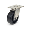 SSHS40P2HPB 4" Stainless High-Temp Bakery Rack Caster (500°F) — Swivel Only (No Brake) CasterHQ