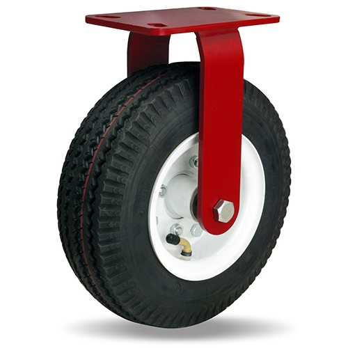 Hamilton Cush-N-Aire Rigid Caster With 10" Pneumatic Air-Filled Tire ...